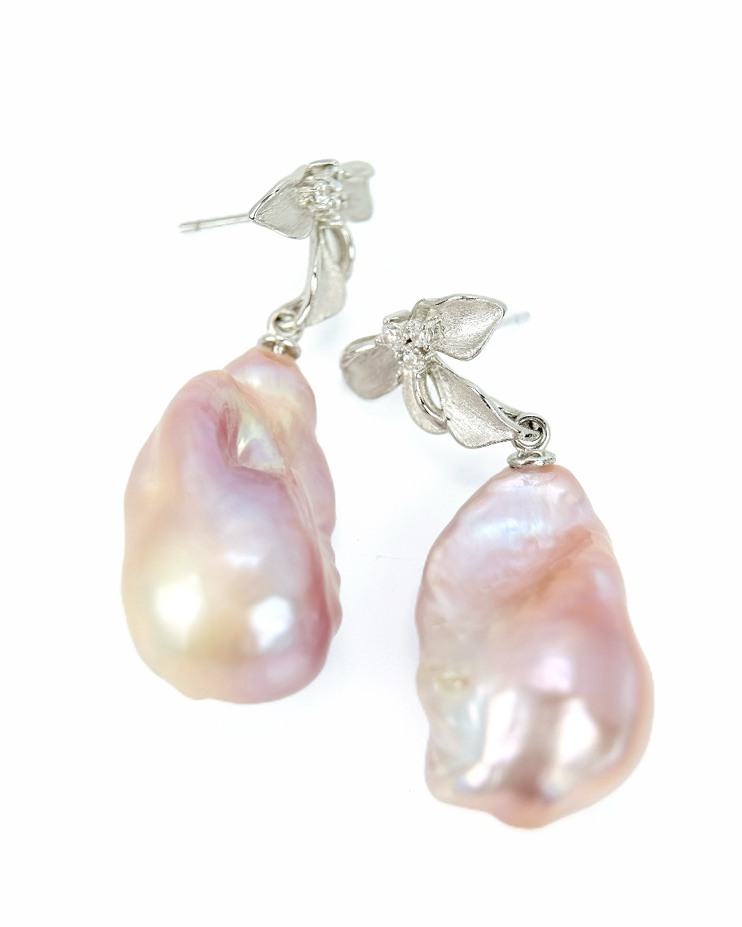 Rosiris | Blush bloom Baroque Earrings