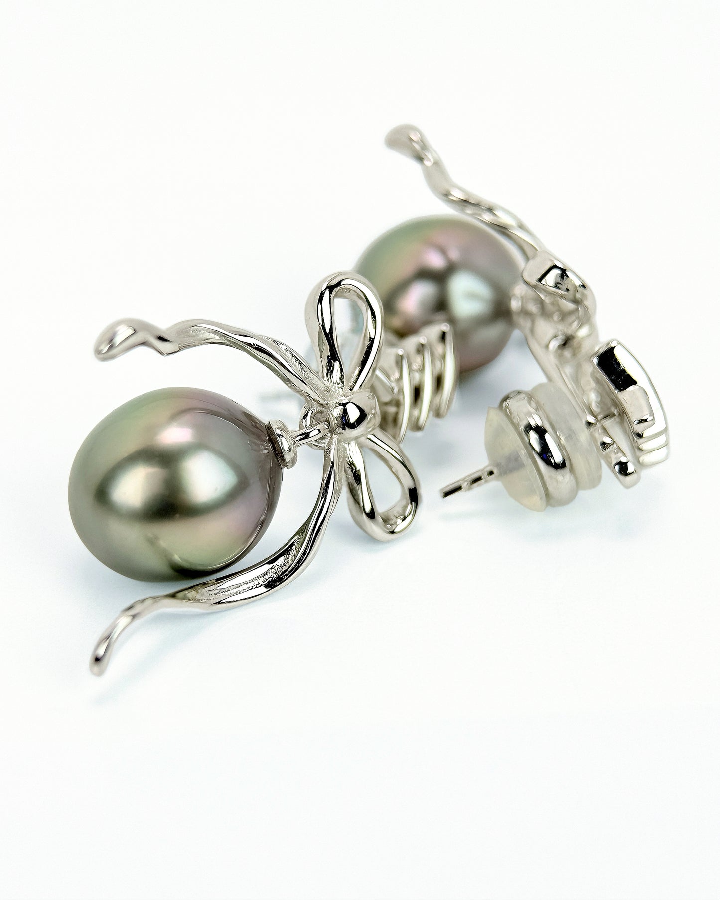Bowence | Natural Tahitian pearl Earrings