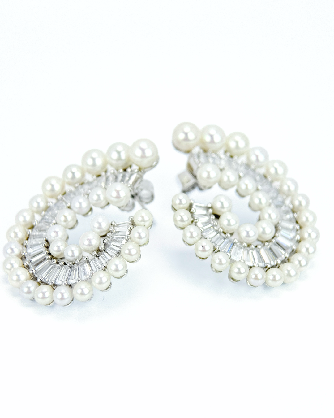 Nautilus | Fossil fresh pearl Earrings