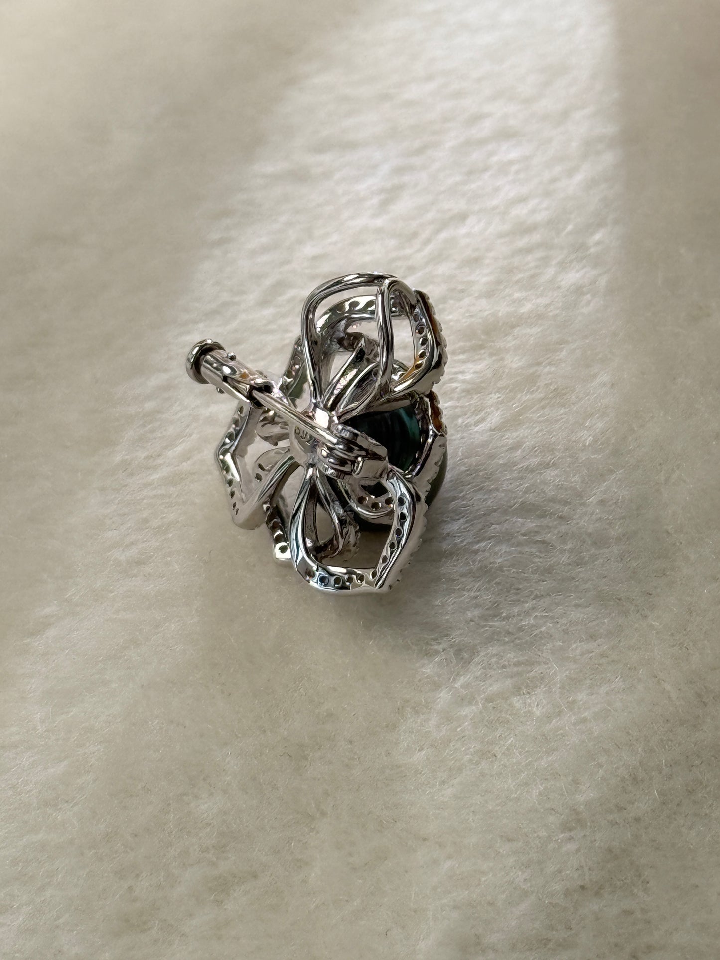 Aurora Bloom | Tahitian Pearl Brooch & Pendant