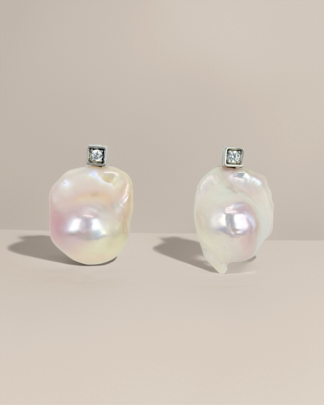 Minori | Baroque freshwater pearl Earrings