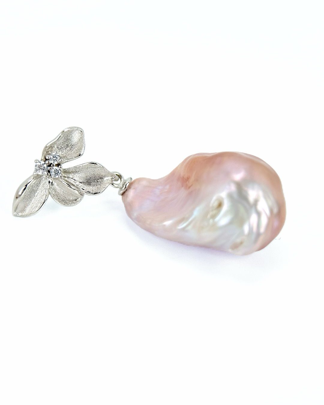 Rosiris | Blush bloom Baroque Earrings