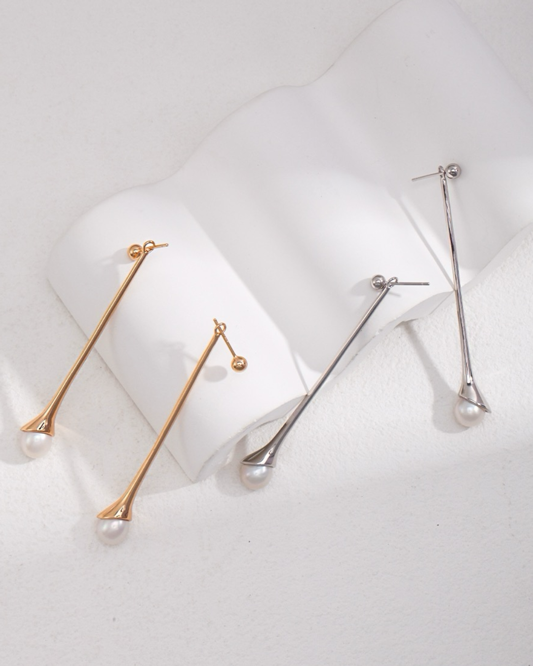 Quaver | Freshwater pearl Earrings