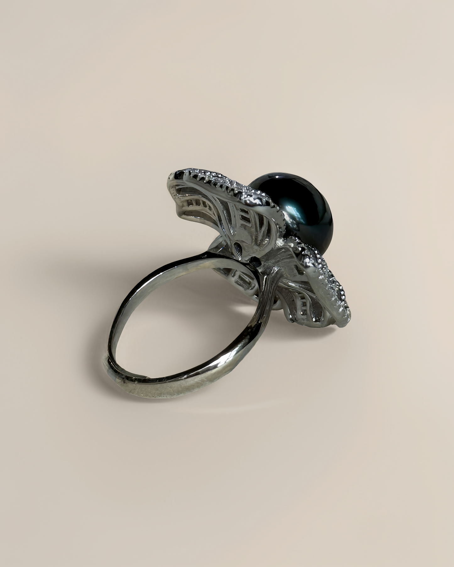 Orea | Adjustable Ring with Tahitian Pearl