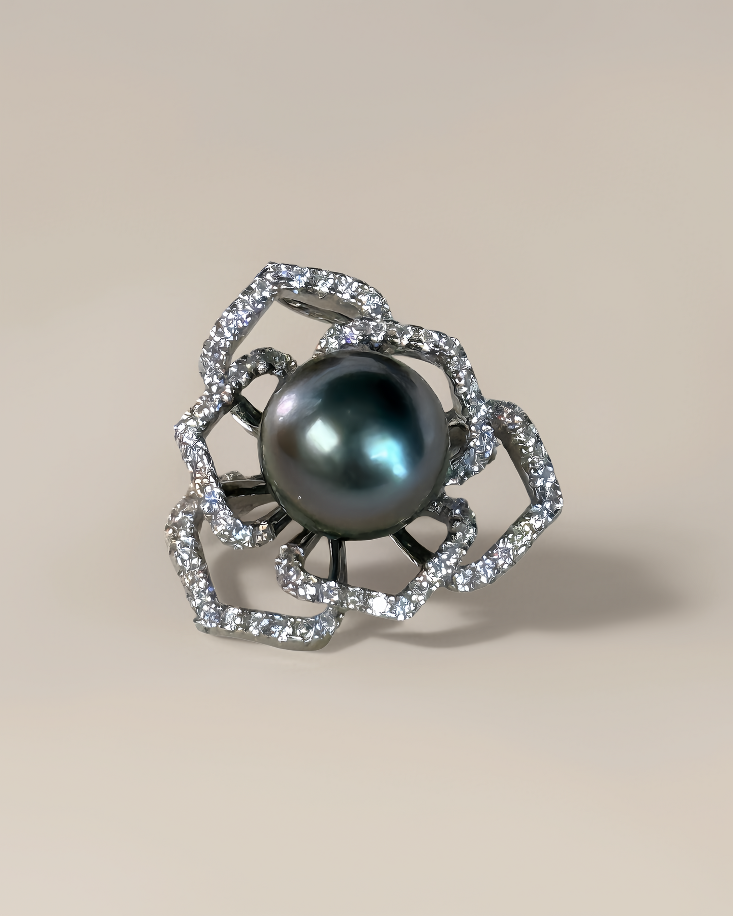Aurora Bloom | Tahitian Pearl Brooch & Pendant