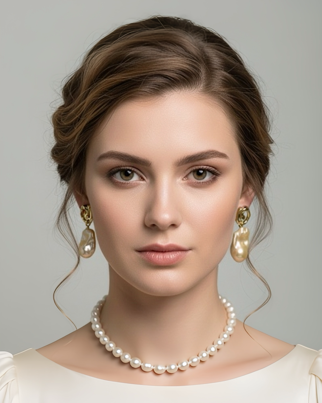Amaris | Sculptural Baroque Pearl Earrings