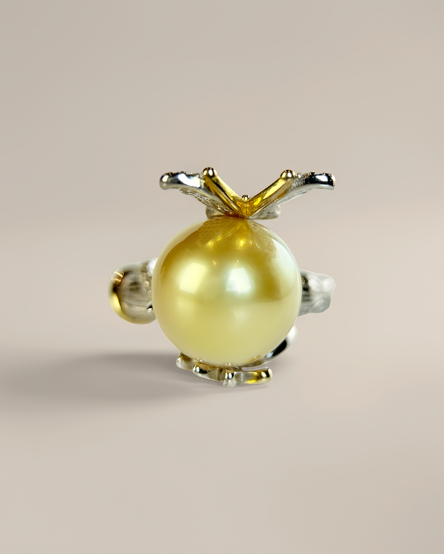 Elysia | South Sea golden pearl Ring