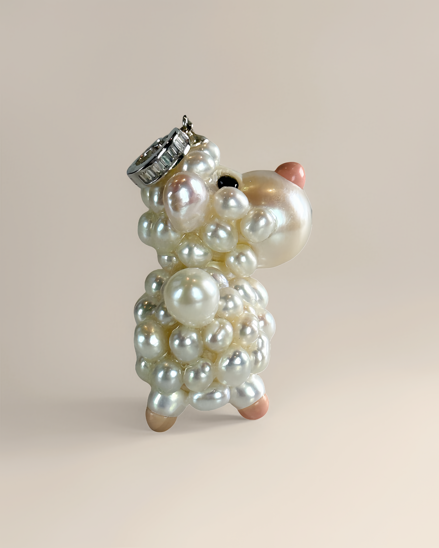 Mellie — Pearl sheep | Artisan Baroque Pearl Sheep Charm