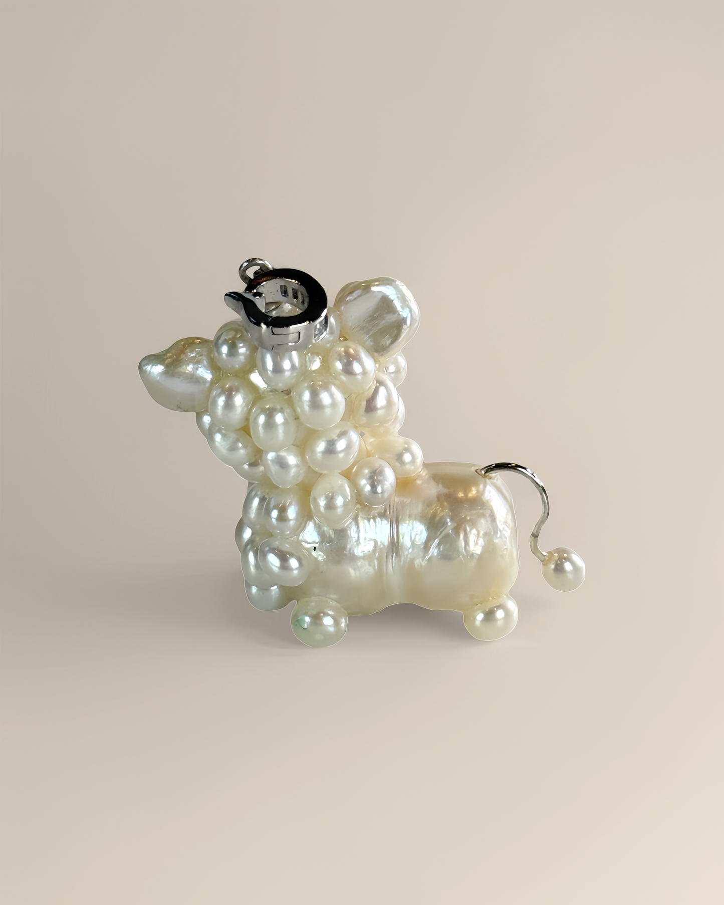 Lunie — Pearl Lion | Artisan Baroque Pearl Lion Charm