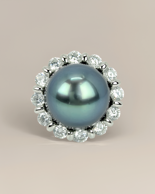 Mercuria | Natural Tahitian pearl Ring