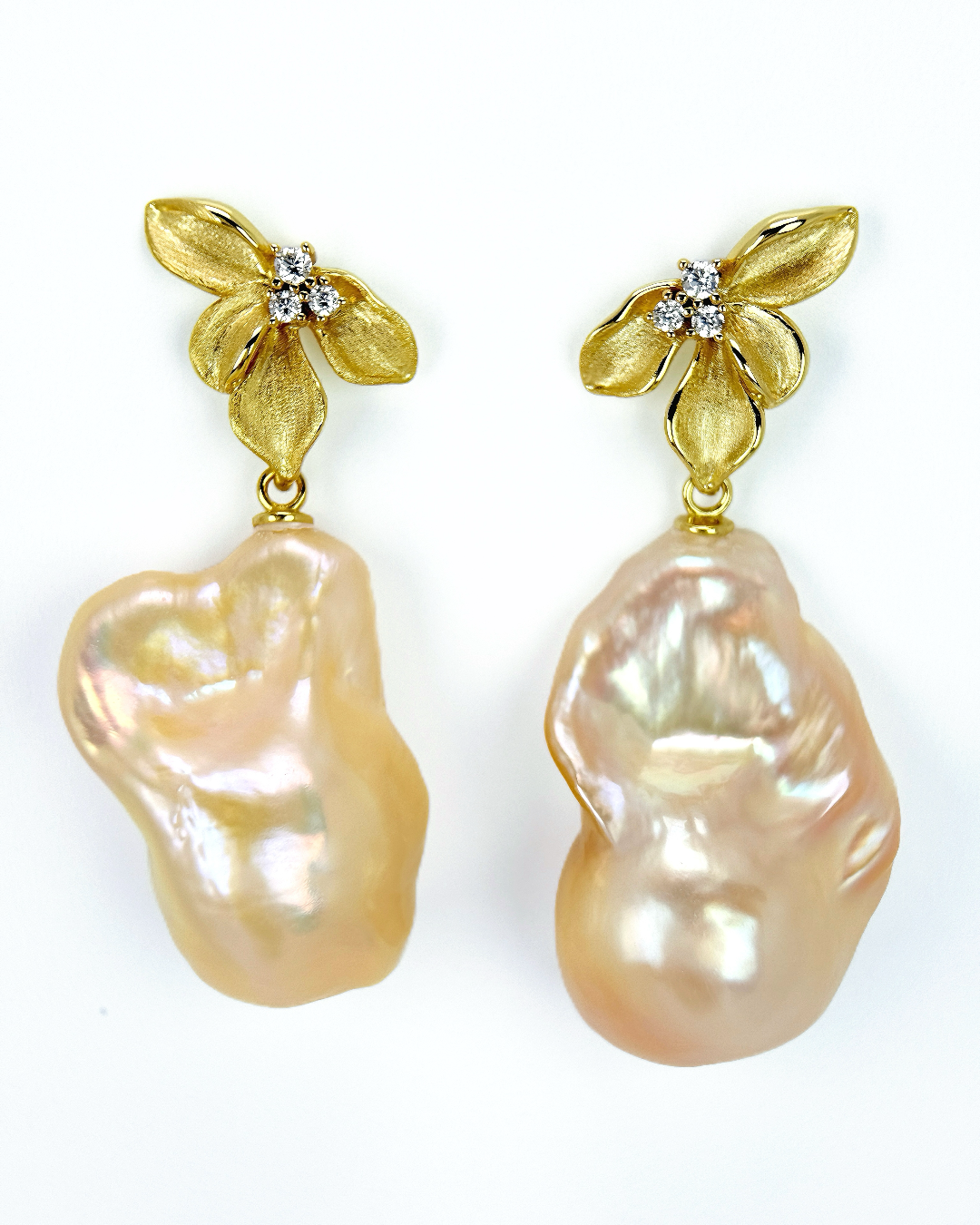 Creamiris | Ivory Bloom Baroque Earrings