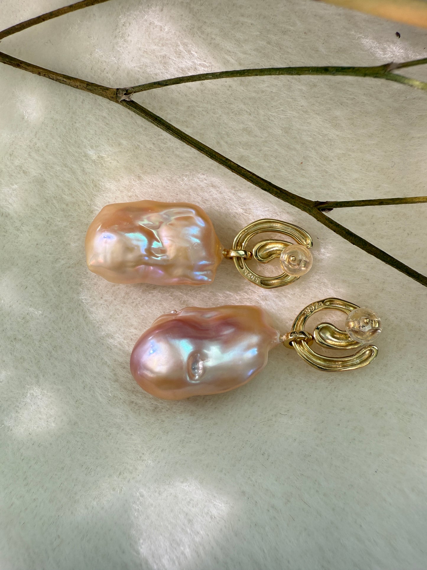 Aurelia | Sculptural Baroque Pearl Earrings