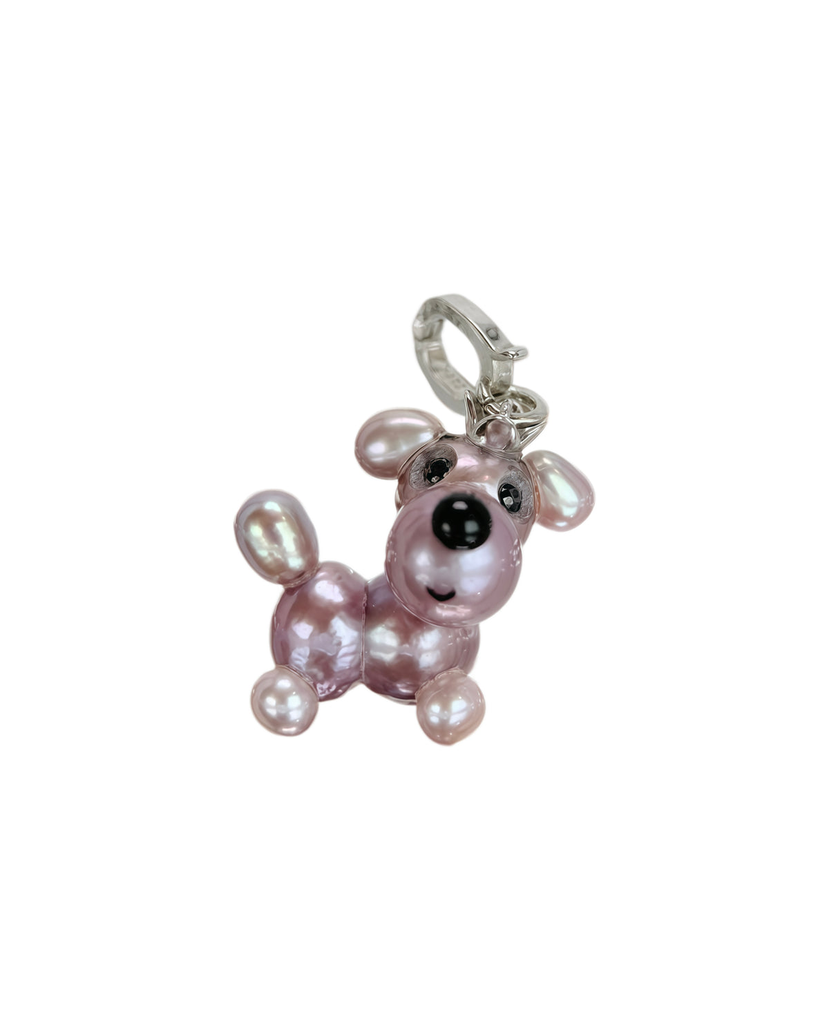 Vesper — Pearl Pup Necklace | Artisan Baroque Pearl Dog Charm