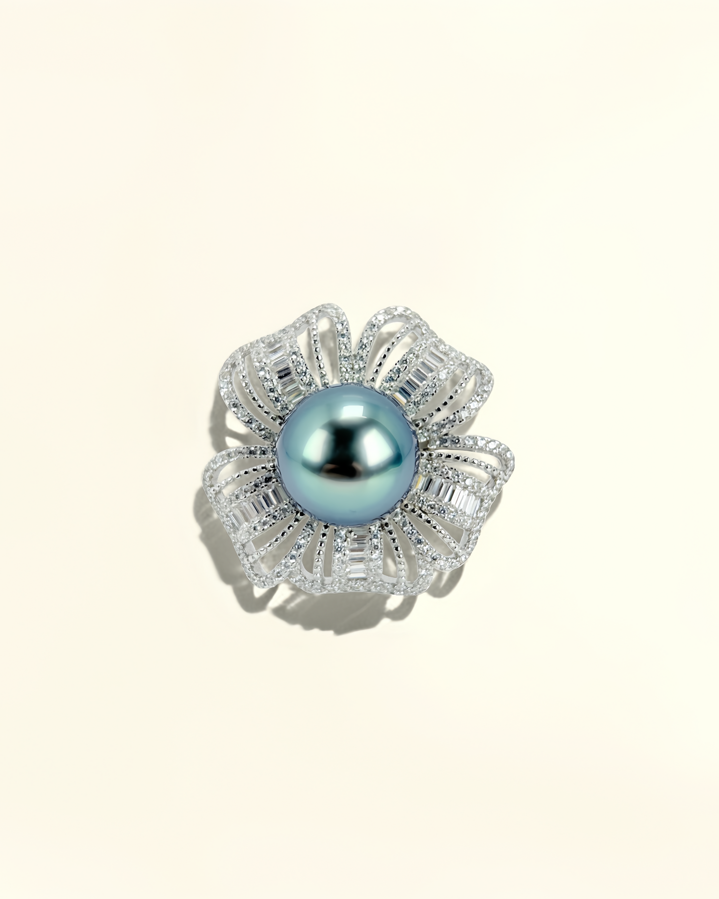 Orea | Adjustable Ring with Tahitian Pearl