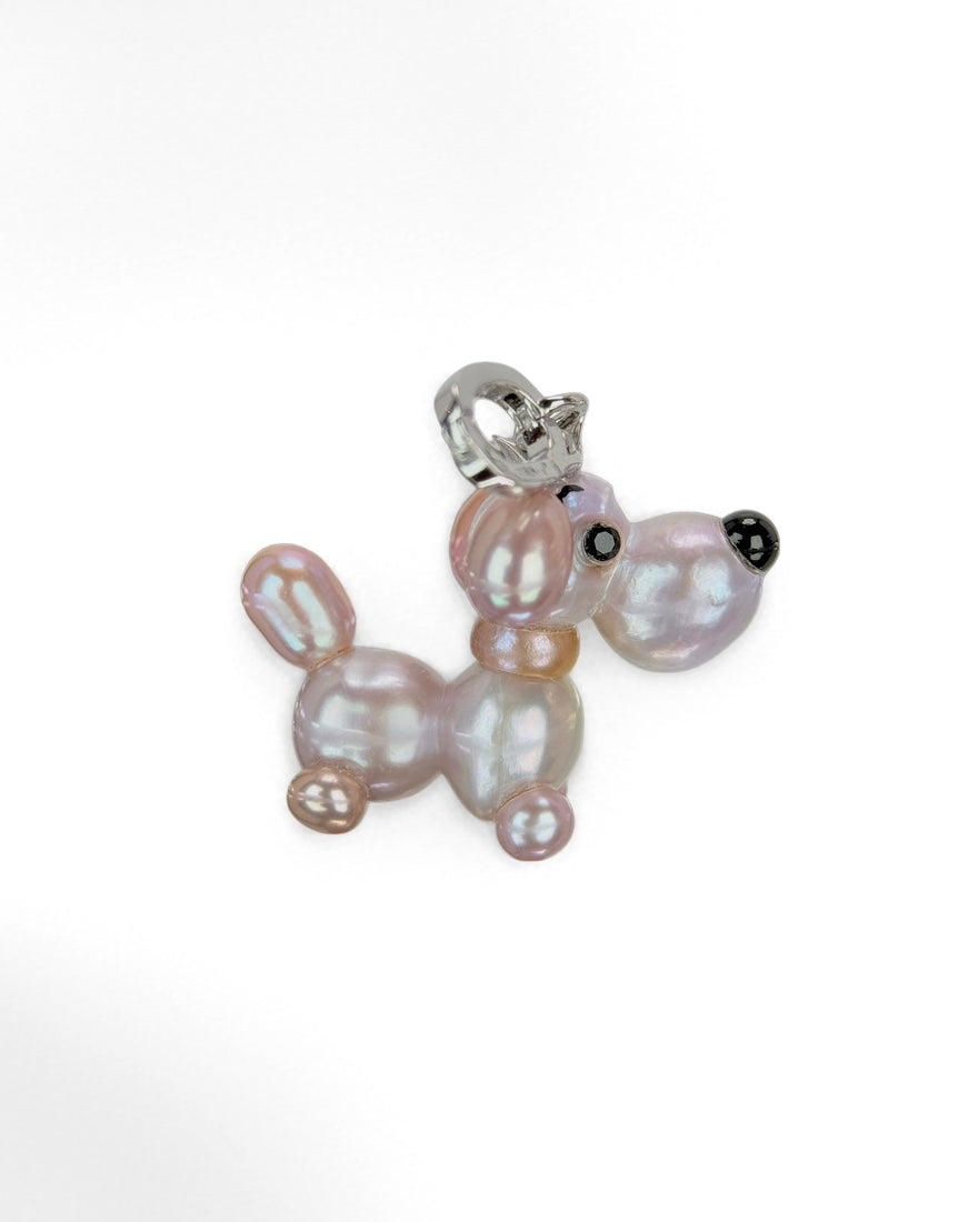 Lila — Pearl Pup | Artisan Baroque Pearl Dog Charm
