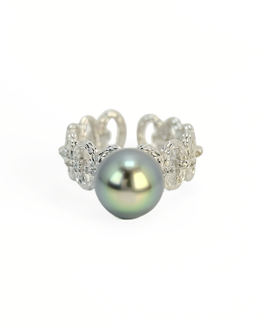 Virelle | Silver Fence Ring