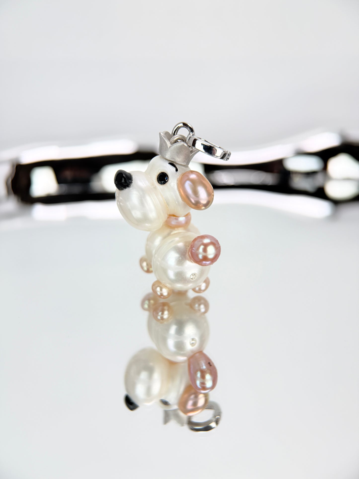 Noel — Pearl Pup | Artisan Baroque Pearl Dog Charm