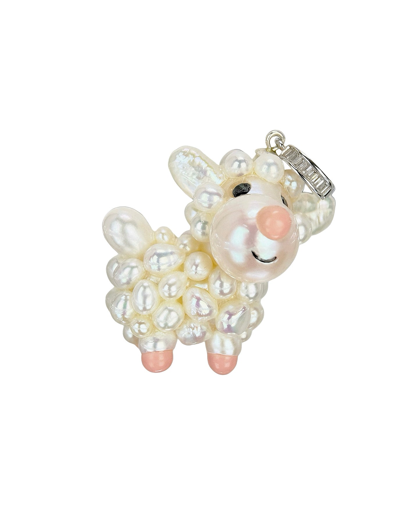 Mallow — Pearl Lamb | Artisan Baroque Pearl Sheep Charm