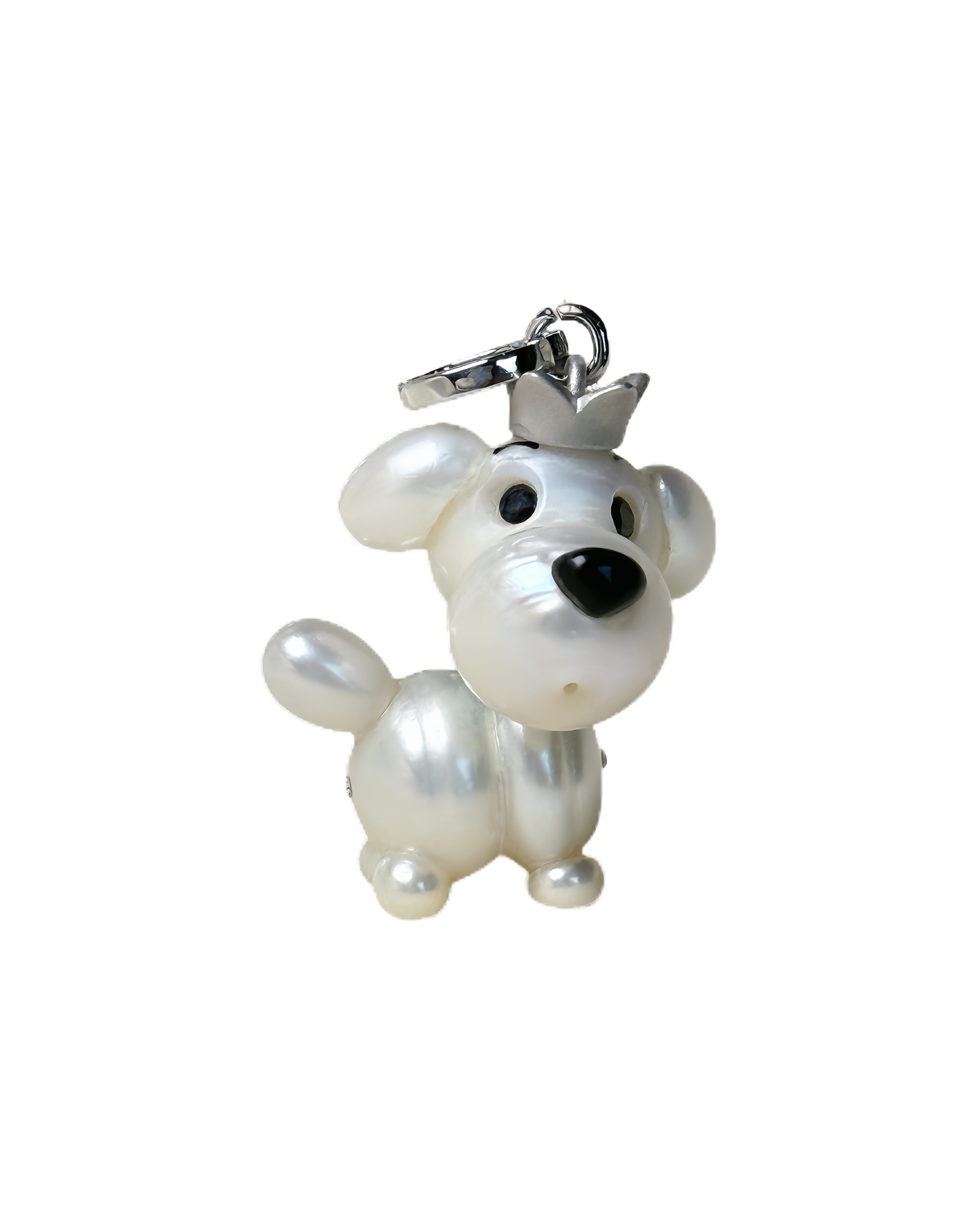 Moonie — Pearl Pup | Artisan Baroque Pearl Dog Charm