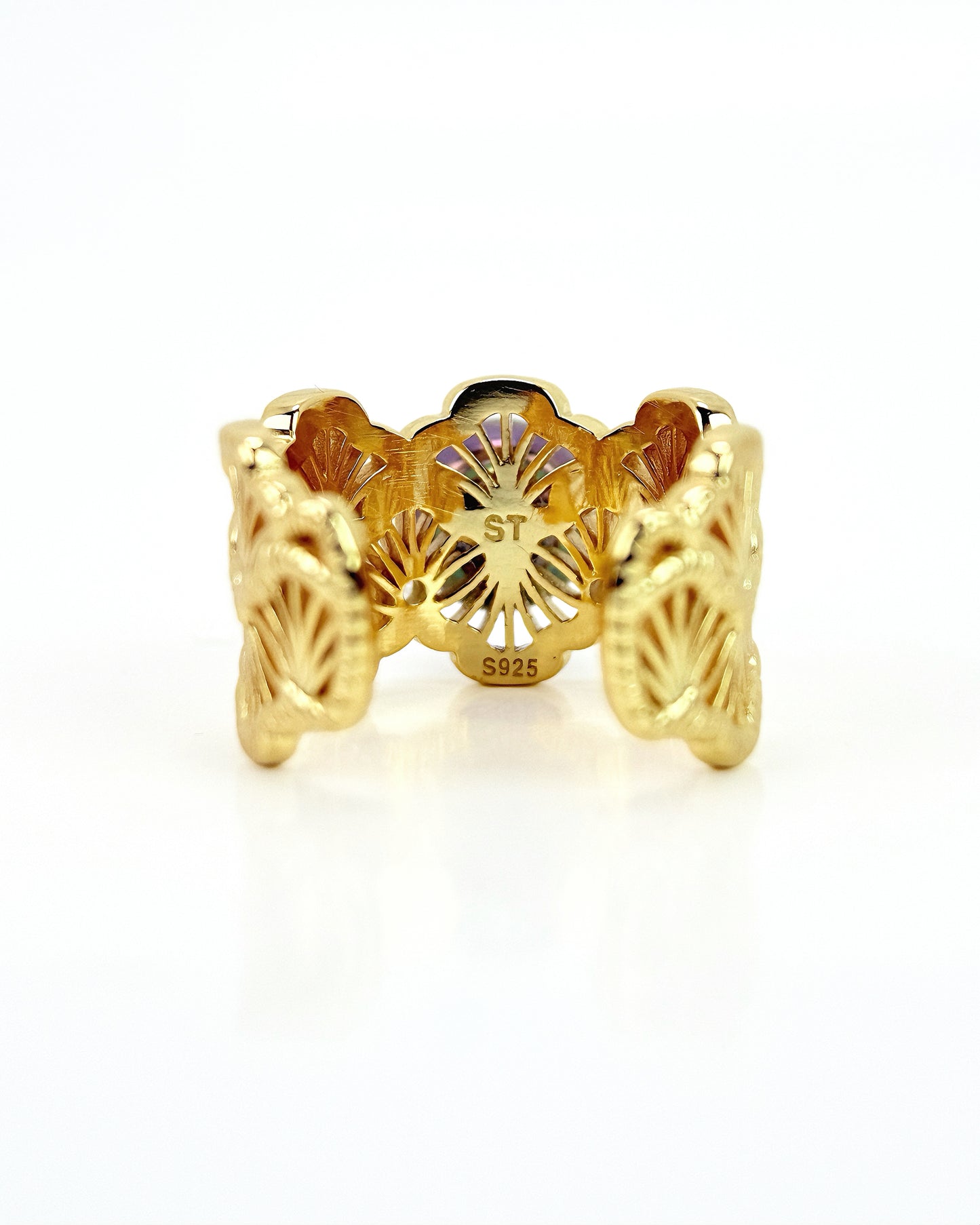 Guipure | Tahitian Pearl Lace Ring
