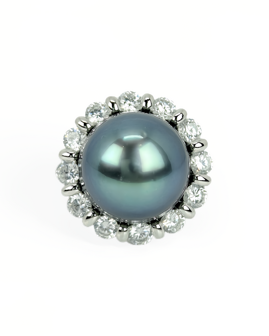 Mercuria  | Natural Tahitian pearl Ring