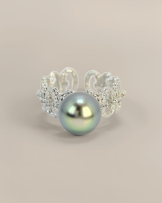 Virelle | Silver Fence Ring