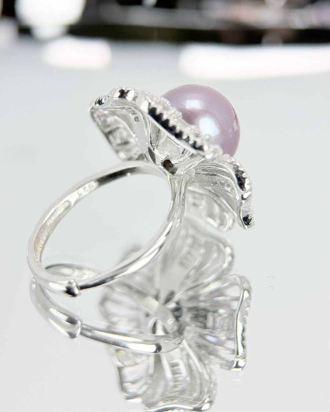 ELODIA | Purple Freshwater Pearl Ring