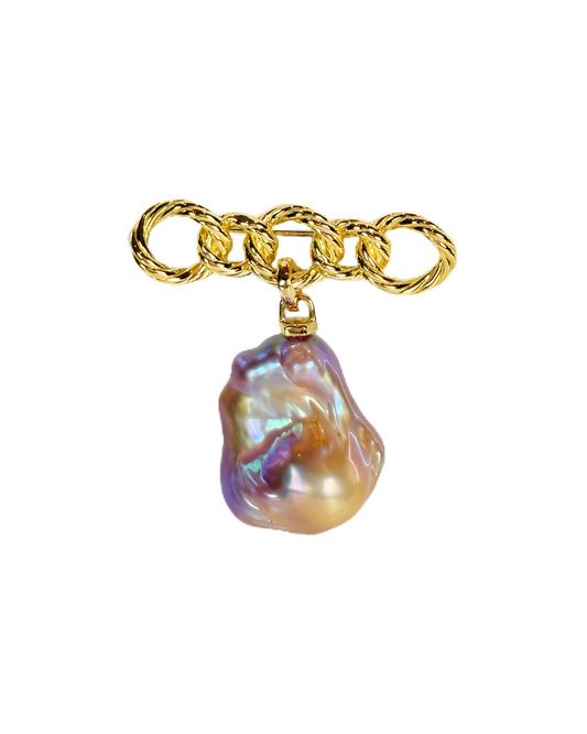 Seraphine | Baroque fresh water pearl Brooch