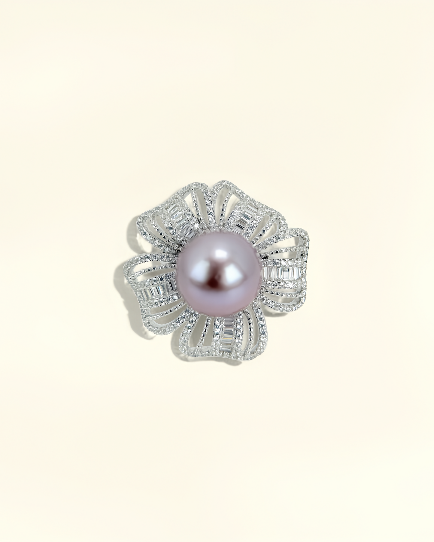 ELODIA | Purple Freshwater Pearl Ring