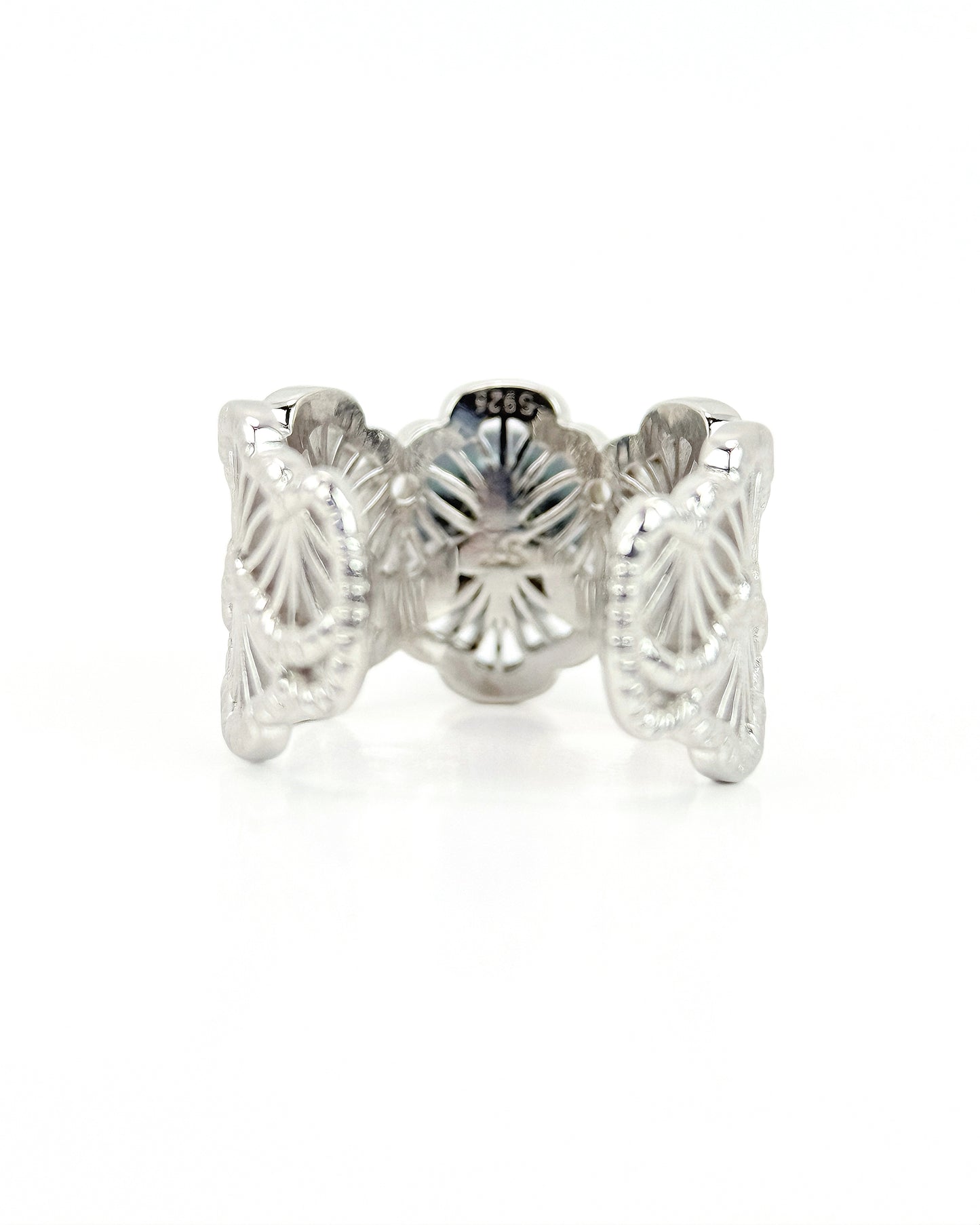 Chantilly  | Tahitian Pearl Lace Ring