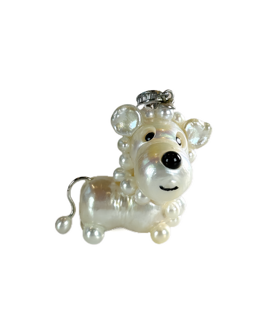Lunie — Pearl Lion | Artisan Baroque Pearl Lion Charm