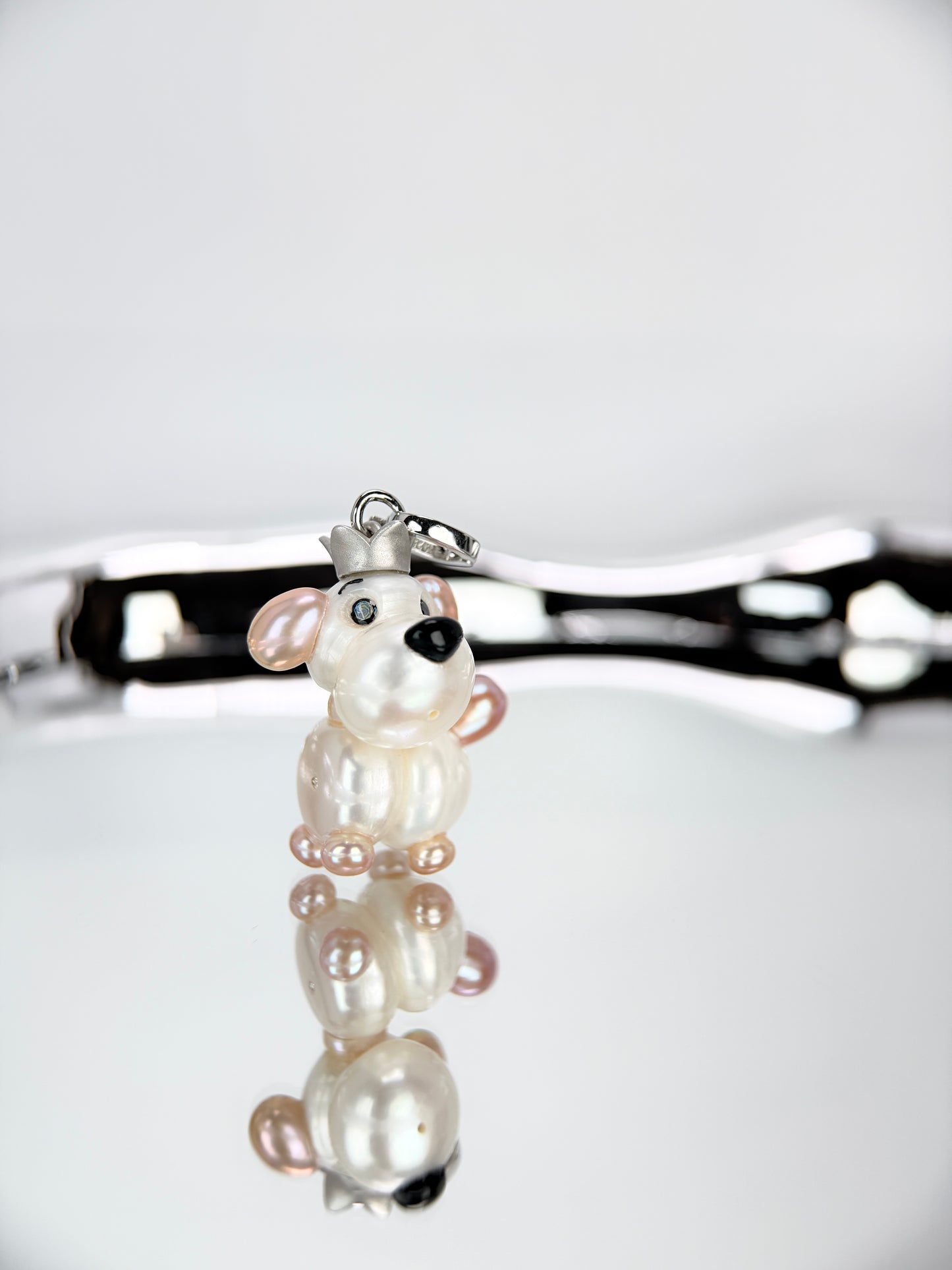Noel — Pearl Pup | Artisan Baroque Pearl Dog Charm