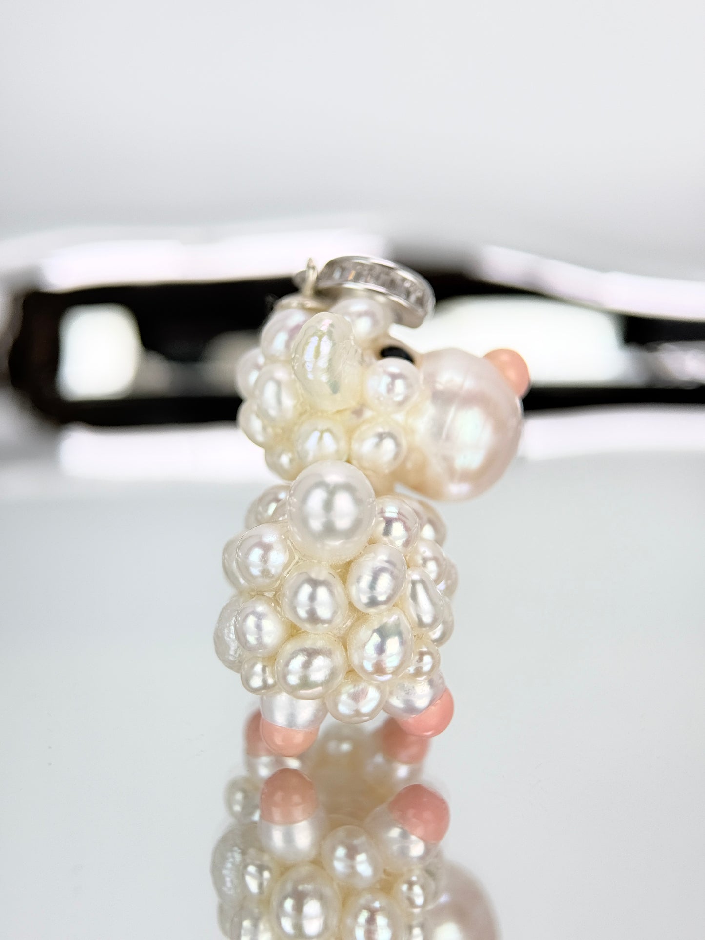 Mallow — Pearl Lamb | Artisan Baroque Pearl Sheep Charm