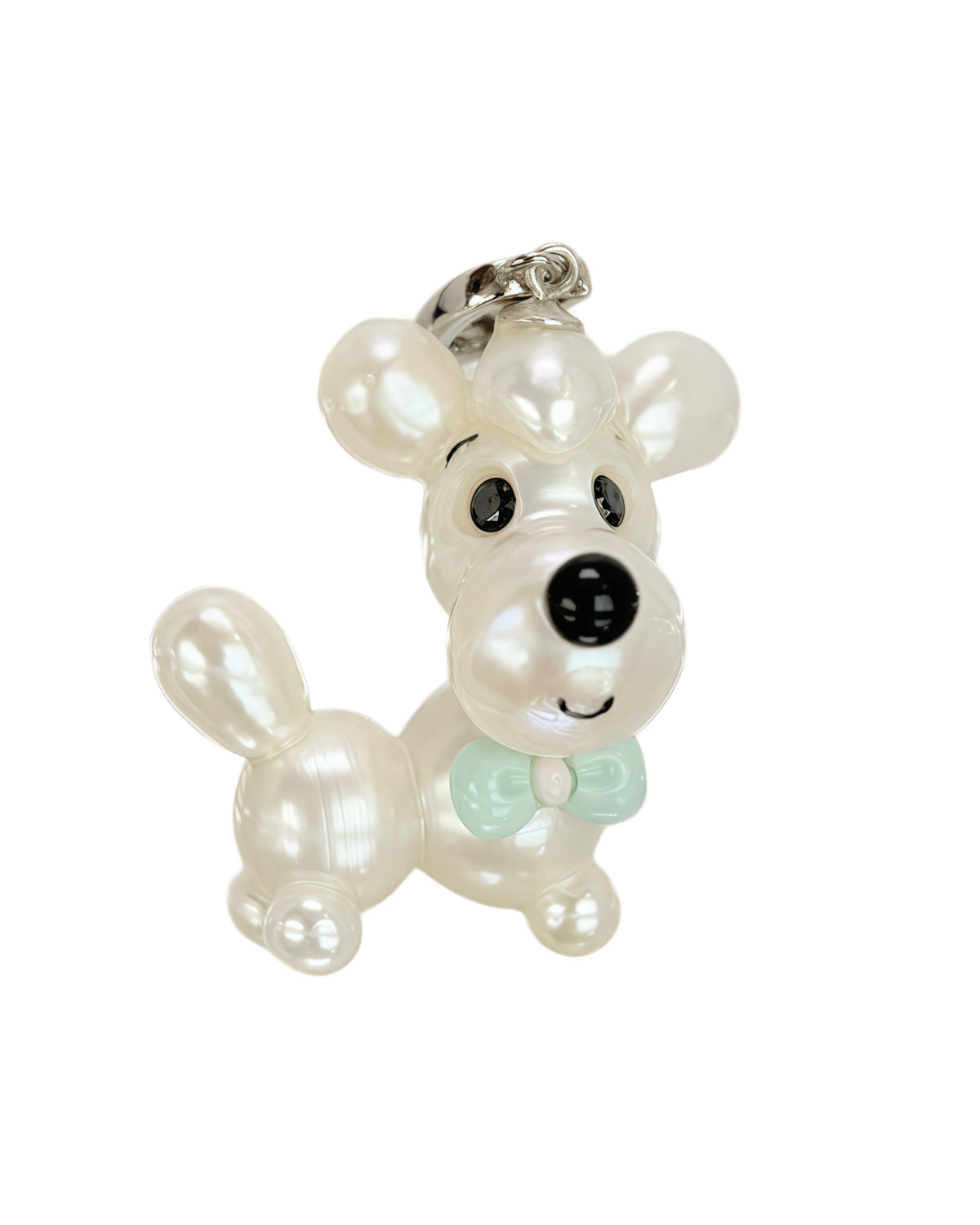 Elio — Pearl Pup Necklace | Artisan Baroque Pearl Dog Charm