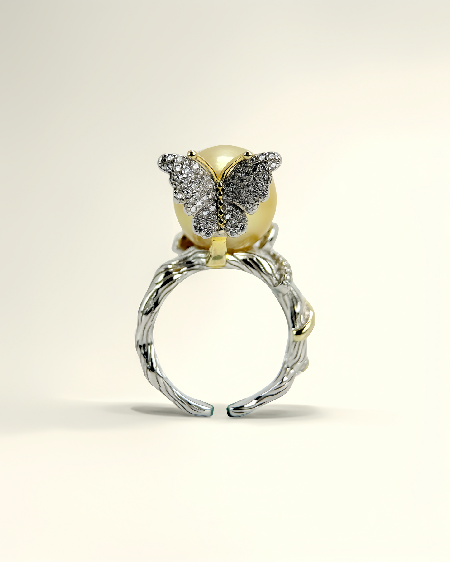 Elysia | South Sea golden pearl Ring