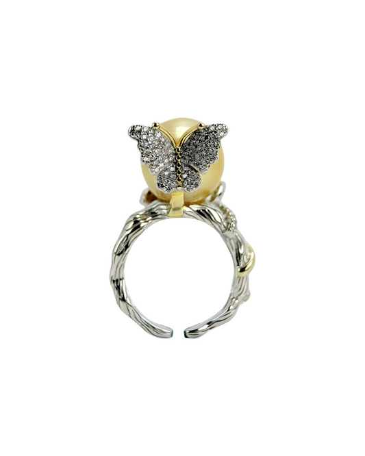 Elysia | South Sea golden pearl Ring