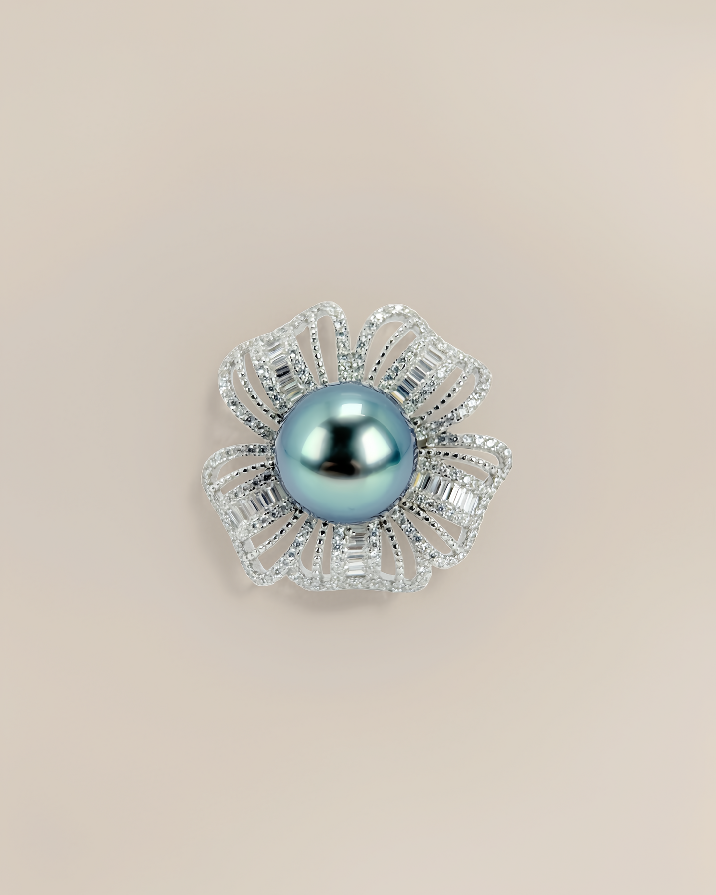 Orea | Adjustable Ring with Tahitian Pearl