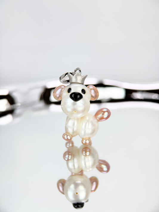 Noel — Pearl Pup | Artisan Baroque Pearl Dog Charm