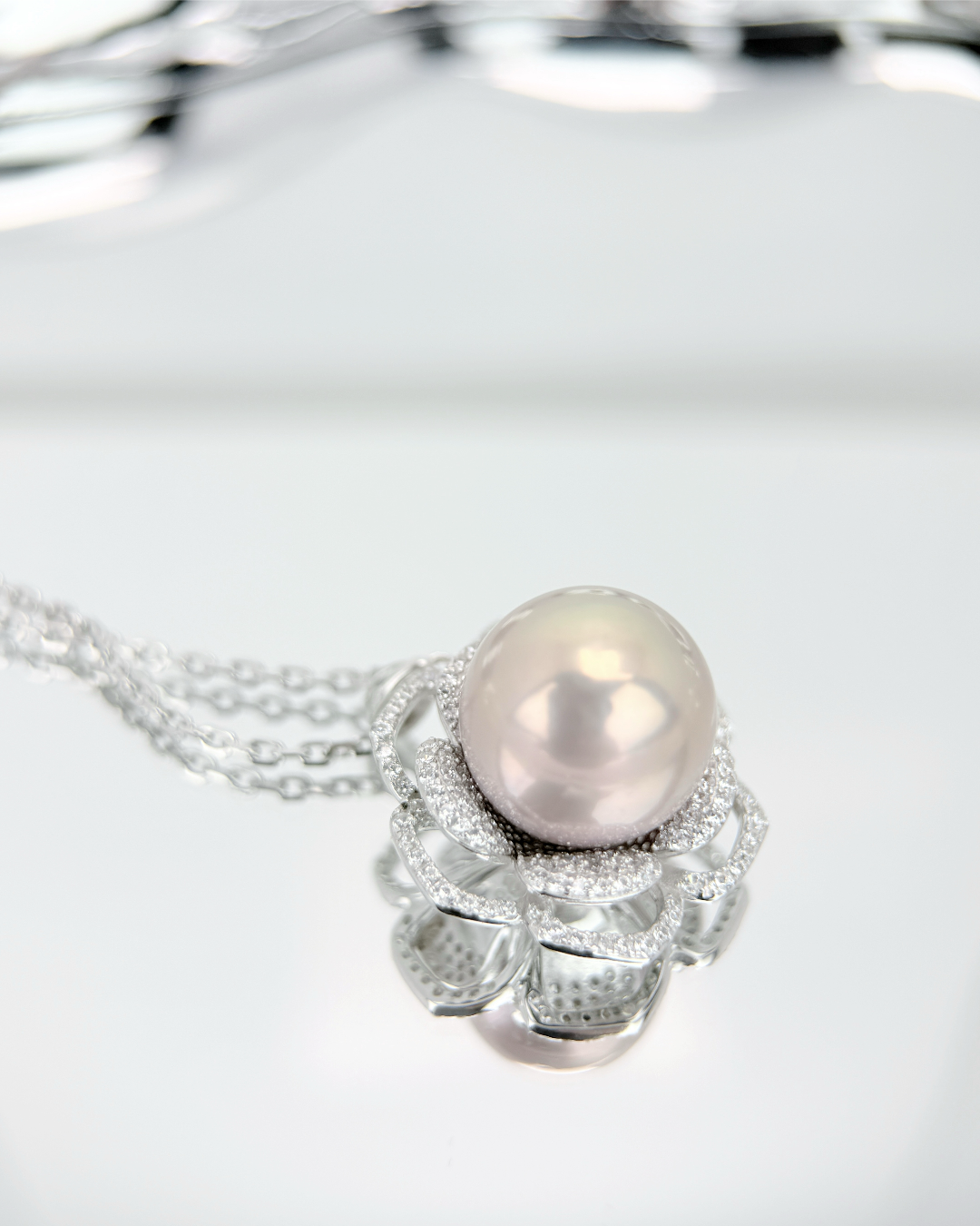 CORALIA | Camellia Pendant