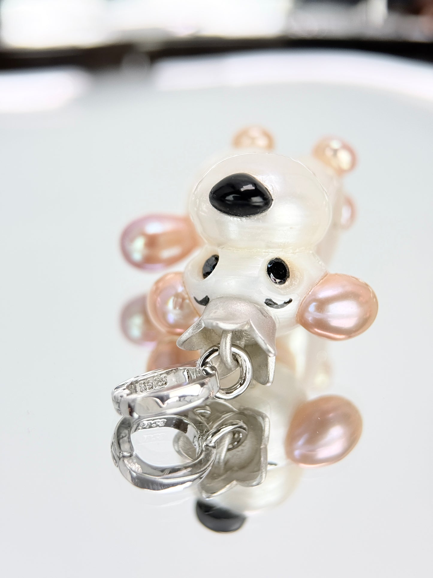 Noel — Pearl Pup | Artisan Baroque Pearl Dog Charm