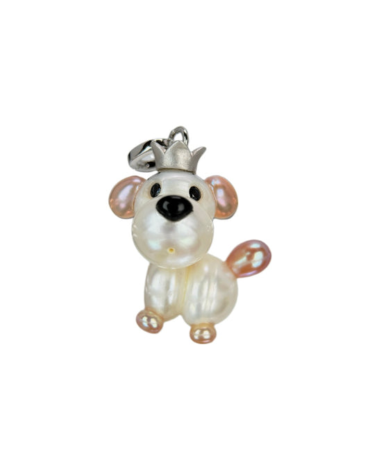 Noel — Pearl Pup | Artisan Baroque Pearl Dog Charm