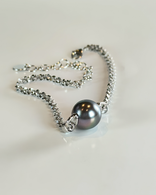 Aria | Natural Tahitian pearl Bracelet