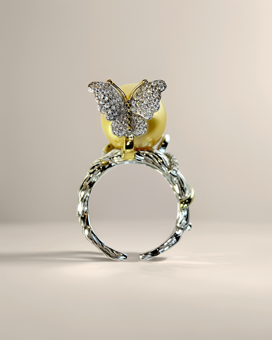 Elysia | South Sea golden pearl Ring