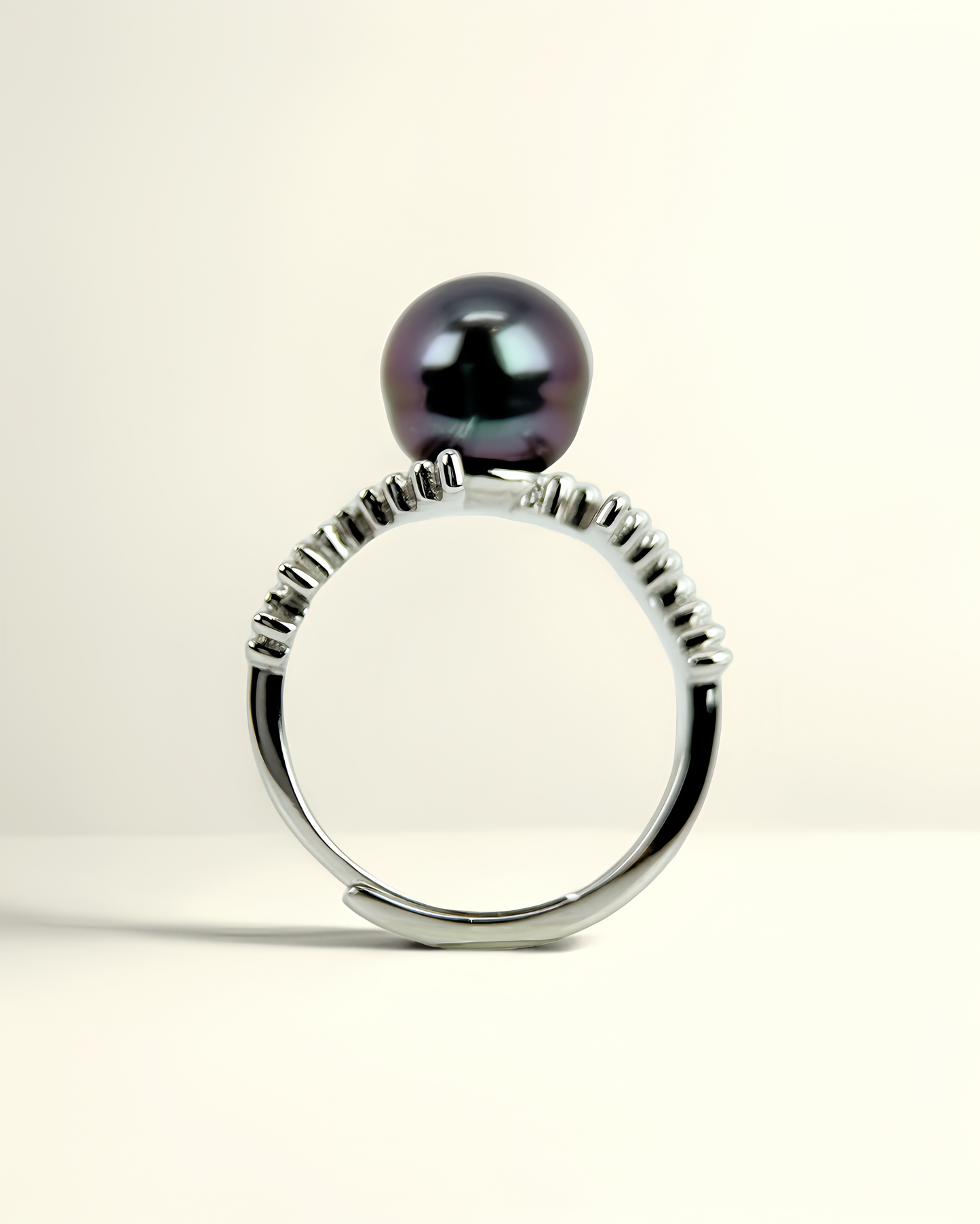 Caelum | Heartbeat Tahitian pearl Ring