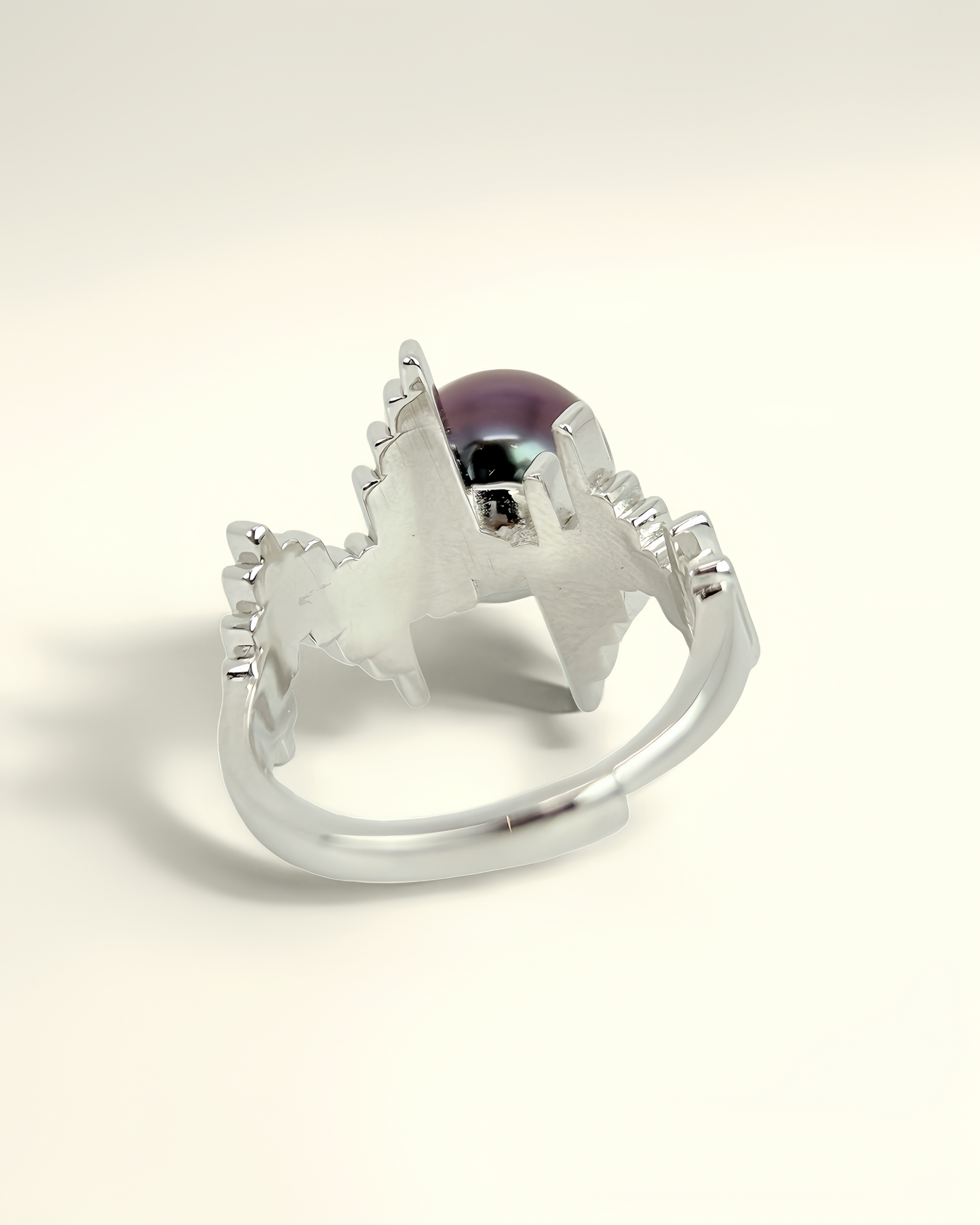 Caelum | Heartbeat Tahitian pearl Ring