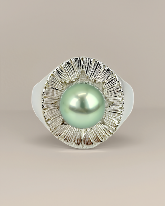 Ratio | Natural Tahitian pearl Ring