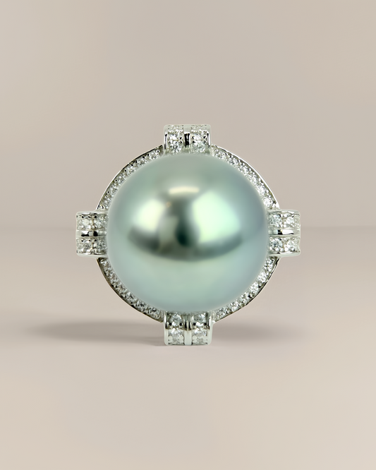 Selene | Natural Tahitian Pearl Ring
