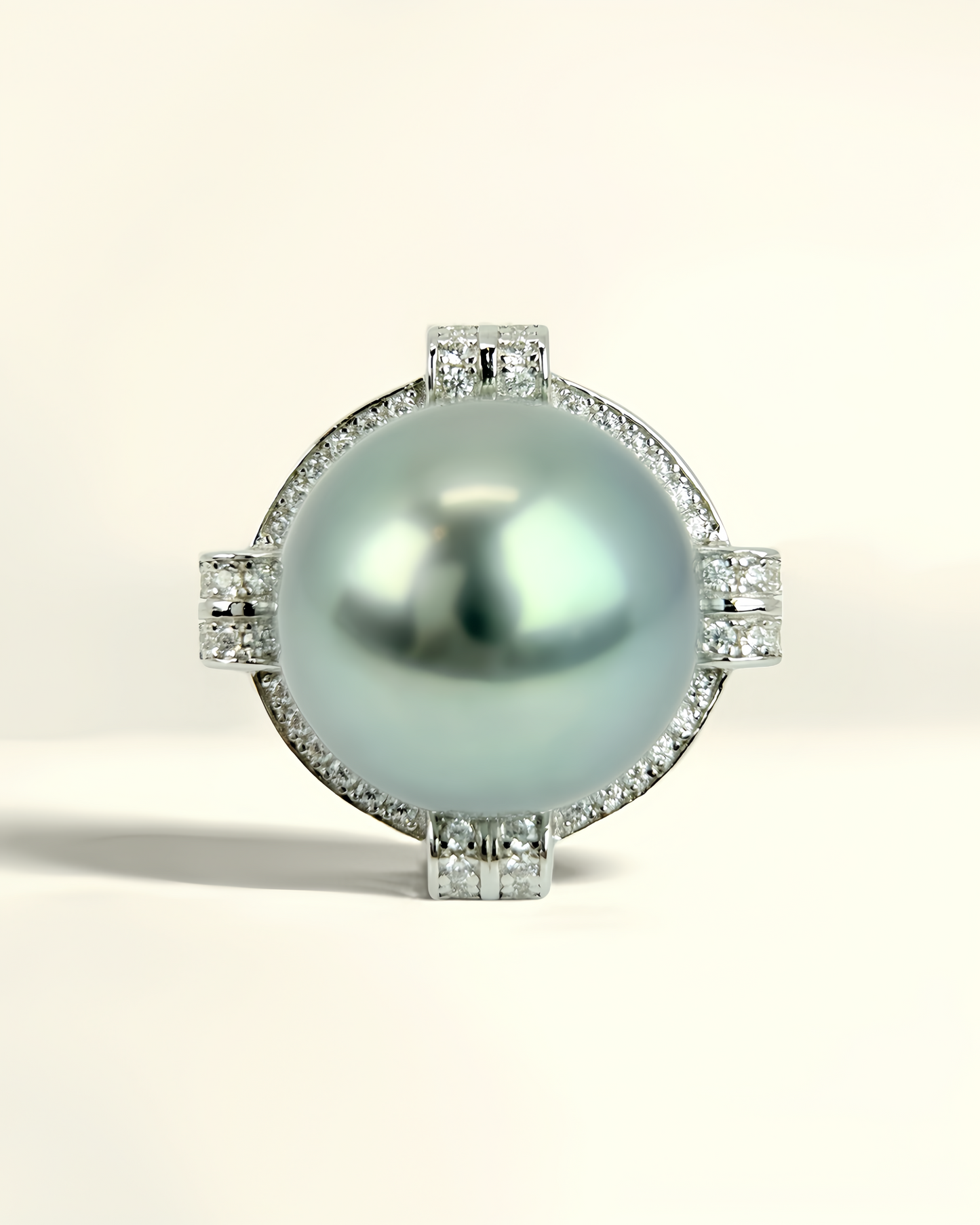 Selene | Natural Tahitian Pearl Ring