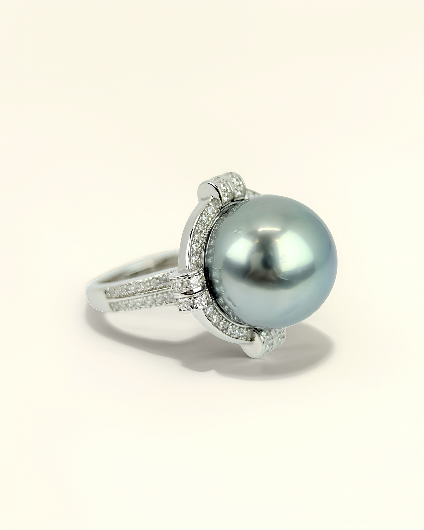 Selene | Natural Tahitian Pearl Ring